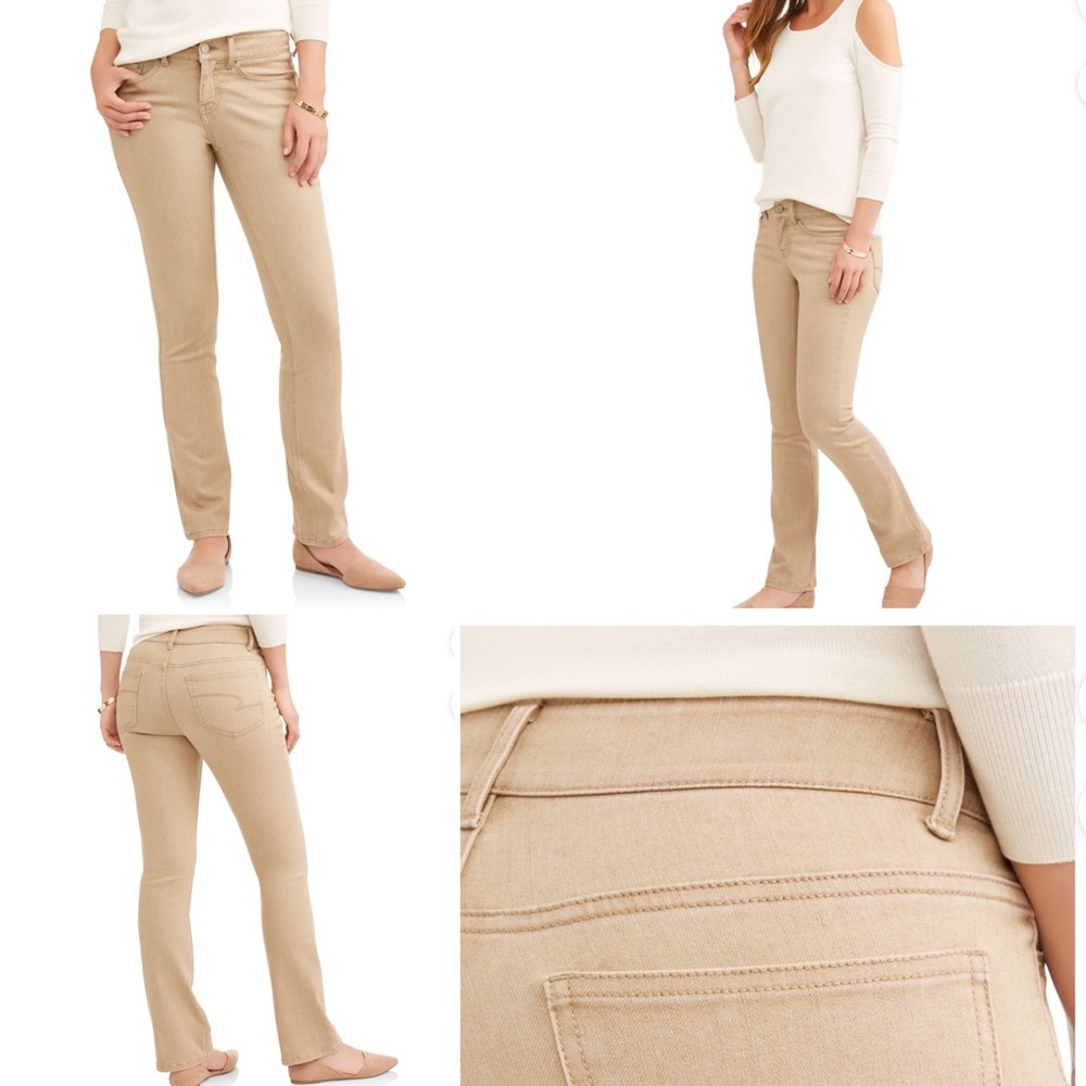 Mid Rise Bootcut Denim Jeans